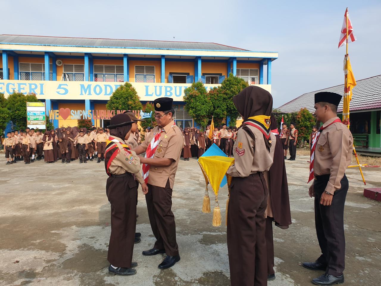 Pelantikan pramuka tingkat penggalang